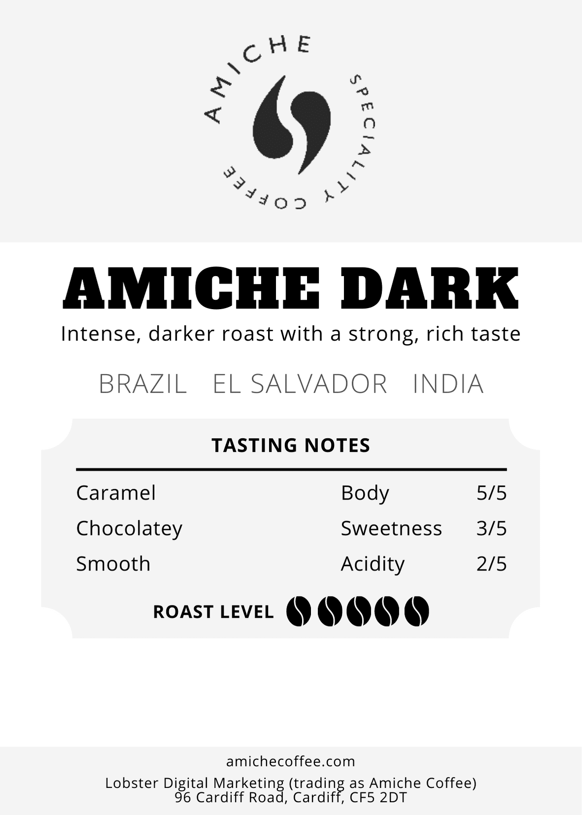 Blends Amiche Dark Roast 3 Blends Amiche Dark Roast 3