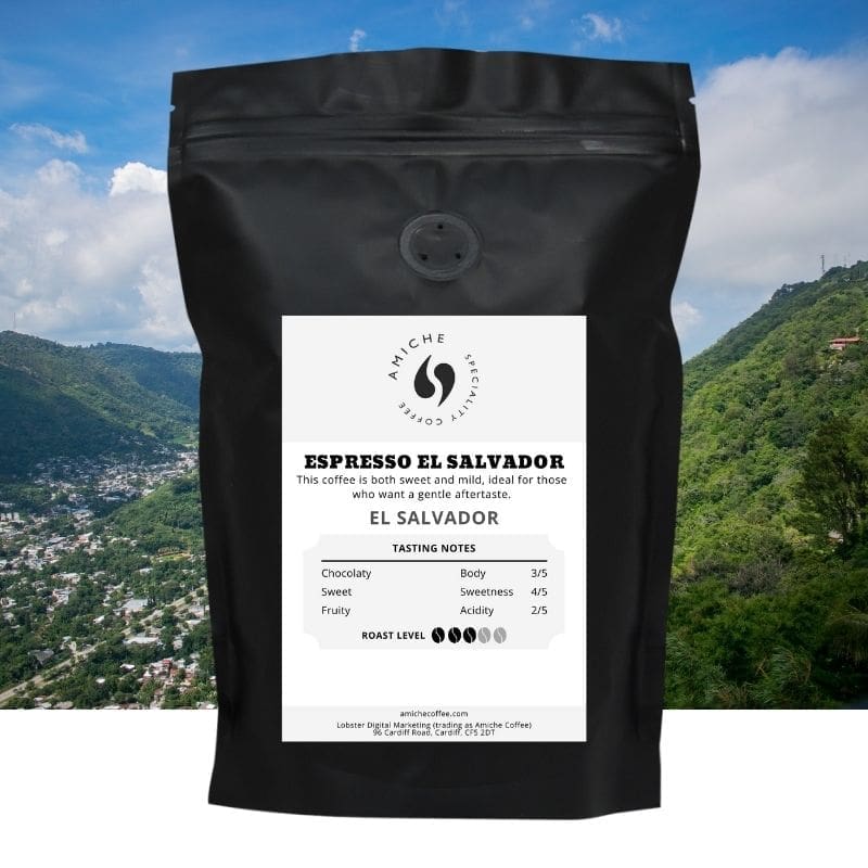 Single Origin Coffee Espresso El Salvador Single Origin Coffee Espresso El Salvador